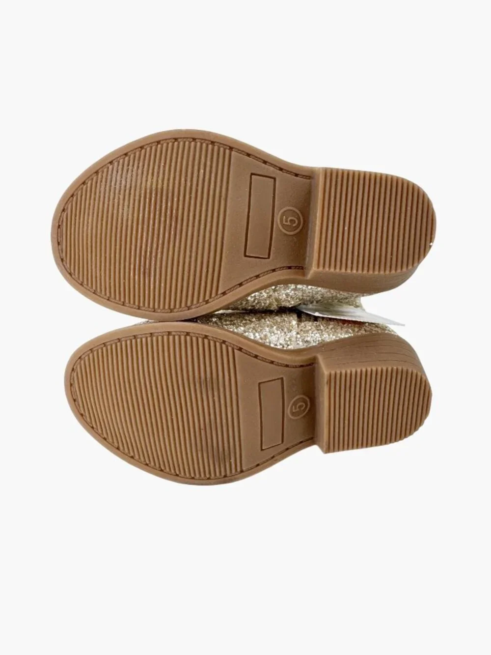 NEW  Cat & Jack Toddler Dallas Glitter Western Boots - Gold - Size 5